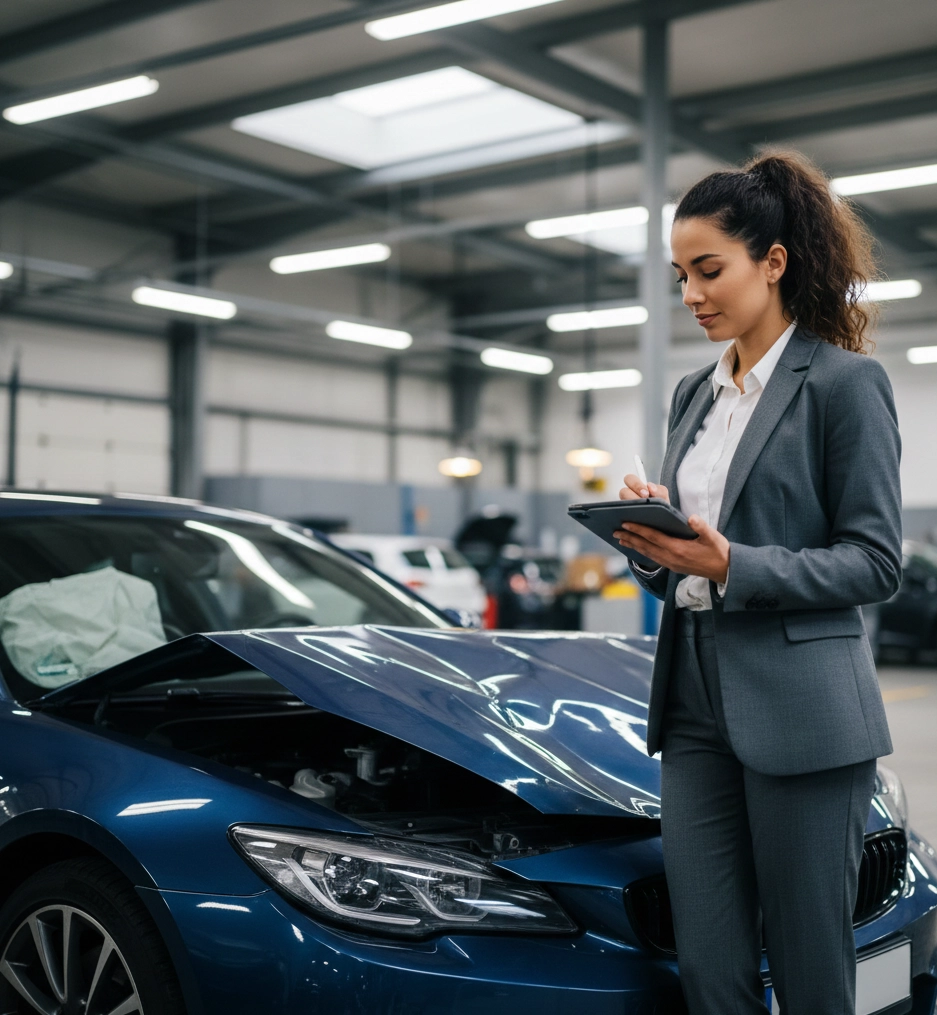 Begutachtung vor Ort durch Kfz-Sachverständigen